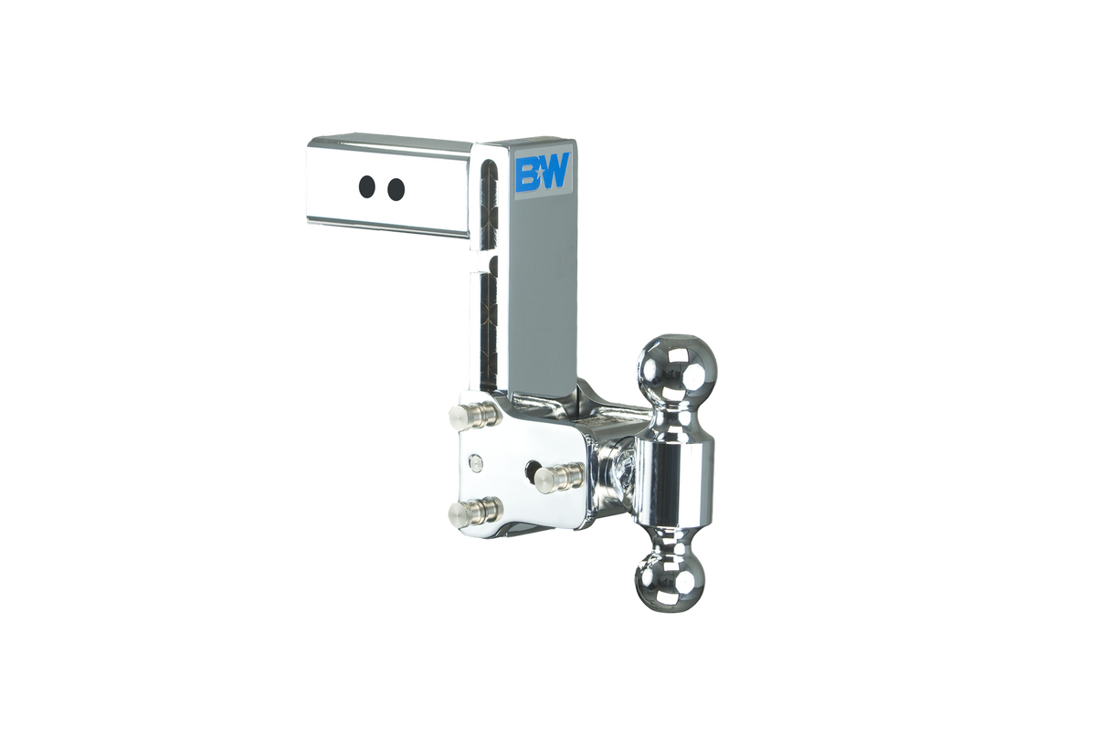 B&W Trailer Hitches - TS20040C 2.5 Model10 Chrom Tow & Stow Dual Ball