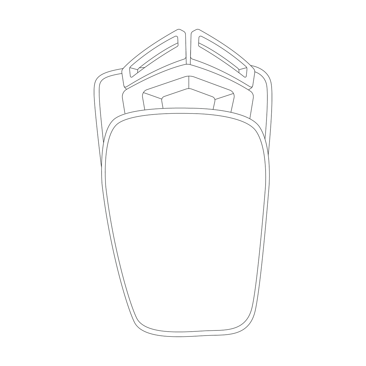 Thule - HARNESS BUCKLE BLACK 18-X - 1540107005
