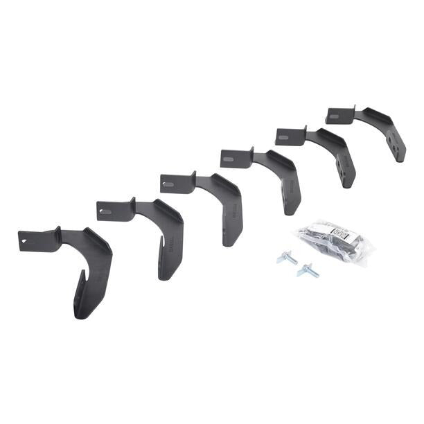 Go Rhino - 6941265 - RB10/RB20 Running Boards - MOUNTING BRACKETS ONLY - Textured Black