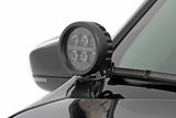 Rough Country - LED Light Kit - Ditch Mount - 2" Black Pair - Spot - Jeep KL (14-21) - 70078
