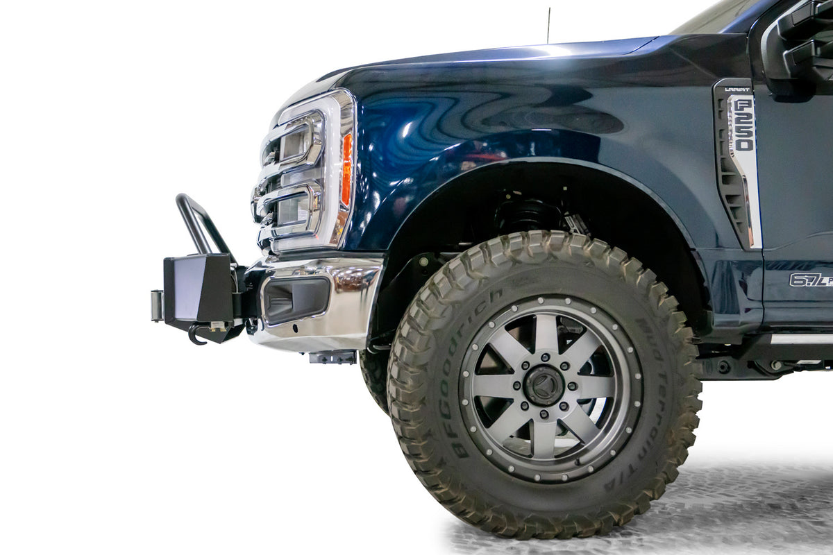 Fab Fours - 2023-2026 Ford SuperDuty F250-F550 Winch Mount w/ Pre-Runner guard - FS23-N5960-1