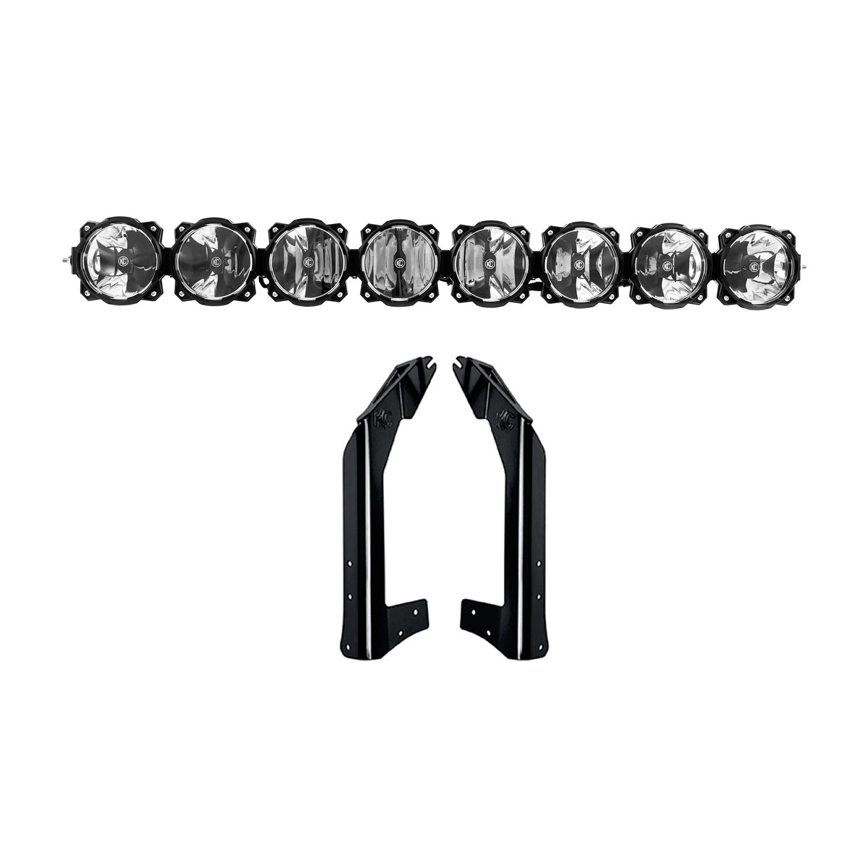 KC Hilites - Gravity LED Pro6 07-18 Jeep JK 8-Light Combo Beam LED Light Bar - #91313 - 91313