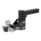 Curt - Adjustable Tri-Ball Mount (2" Shank, 1-7/8", 2" & 2-5/16" Balls) - 45799