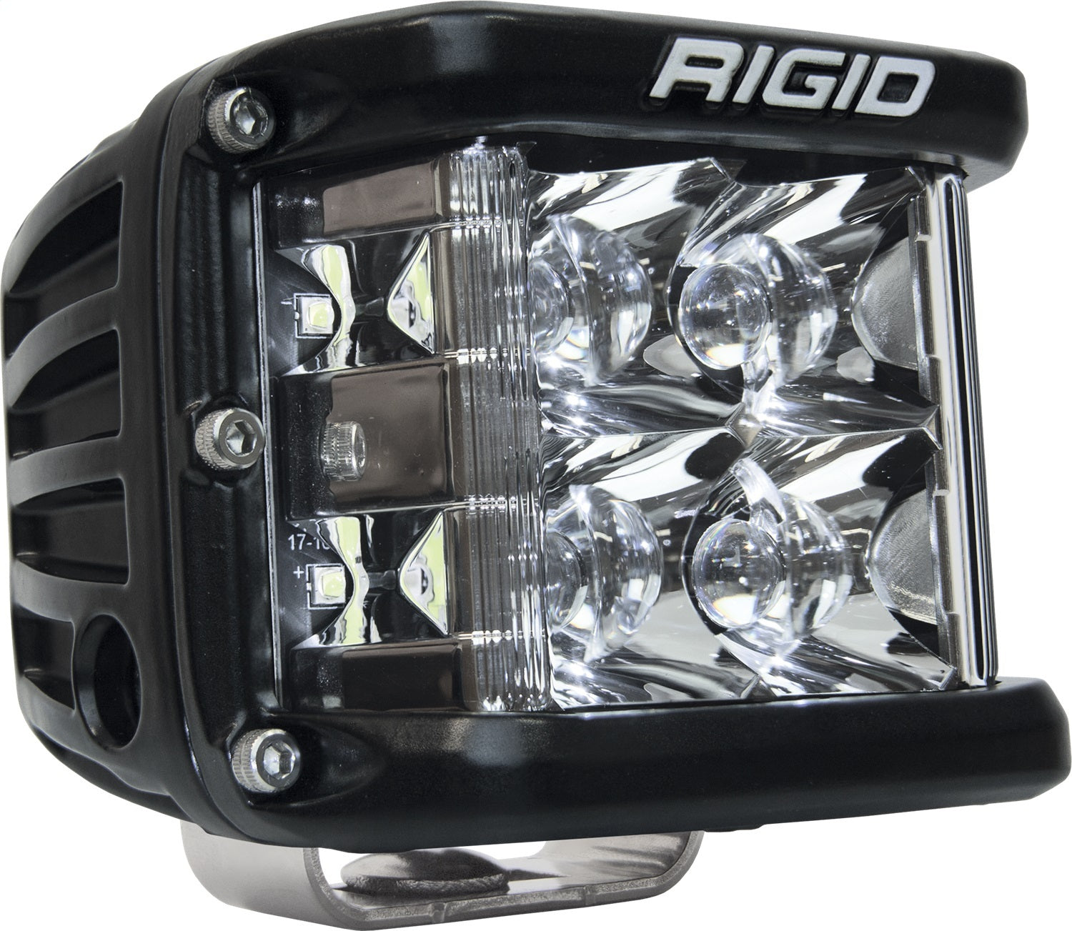 RIGID D-SS PRO Side Shooter, Spot Optic, Surface Mount, Black Housing, Single