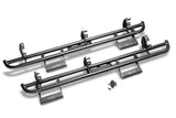N-FAB - Rkr Cab Length Step System; 1.75 In. Rails; 2 Step Mounts/2 Steps Per Side; Textured Black; - D194RKRCCS4