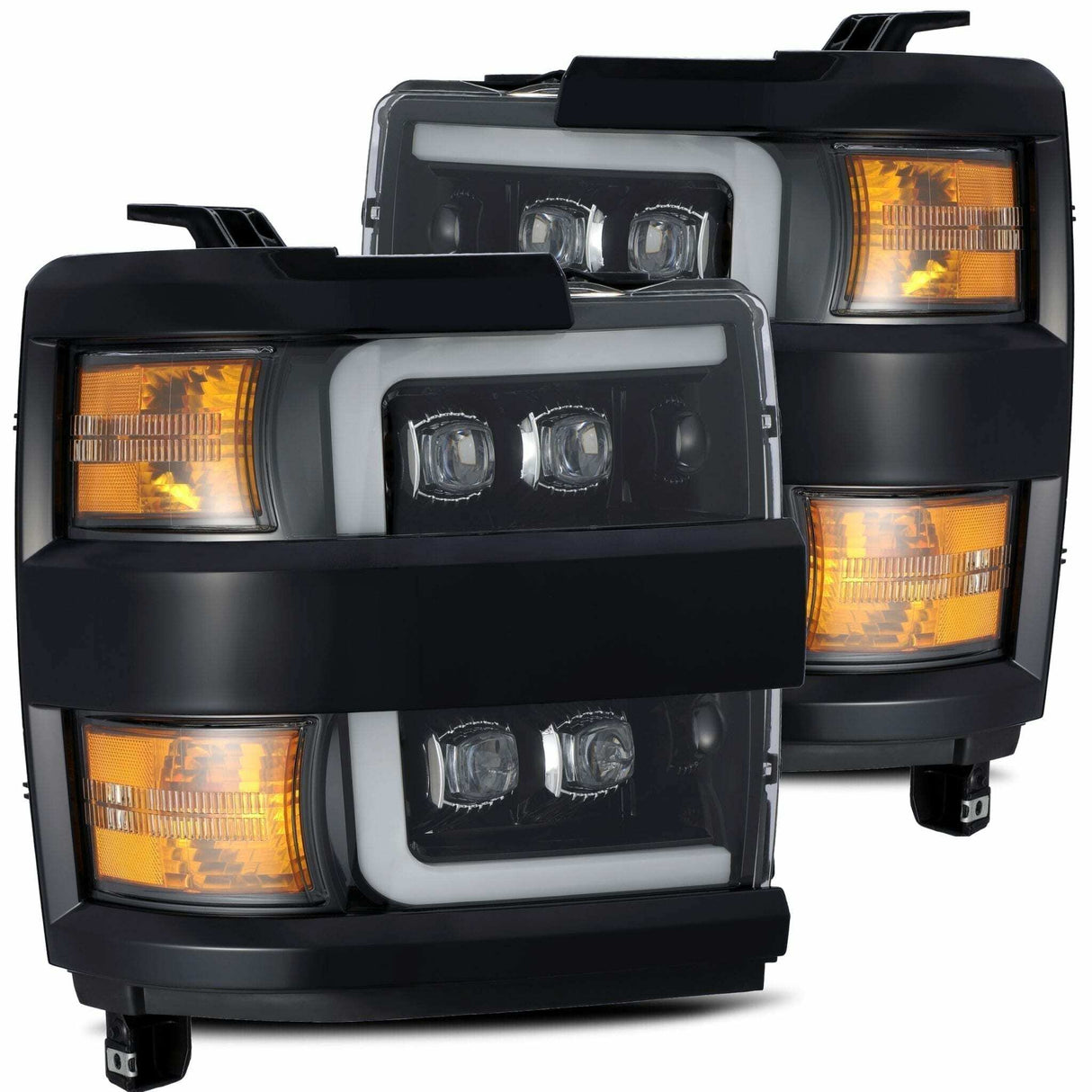 AlphaRex 880229 LED Projector Headlights in Jet Black