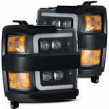 AlphaRex 880229 LED Projector Headlights in Jet Black