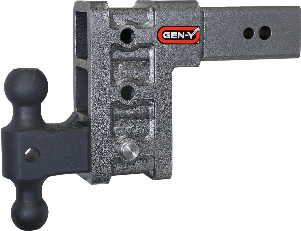 GEN-Y - Hitch GH-1713 3" Shank 6" Drop 3.5K TW 32K Hitch & GH-0161 Versa-Ball - GH-1713