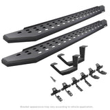 Go Rhino 6949264810PC RB20 Running Boards w Mounting Brackets, 1 Pair Drop Steps Kit