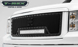 T-Rex Grilles - 1 Pc Small Mesh Mild Steel Stealth Torch Grille Insert - Includes Universal Wiring Harness - 6312051-BR