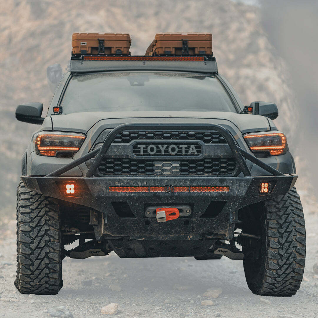 C4 Fabrication - Tacoma Overland Front Bumper / 3rd Gen / 2016-2023 - 1200-3116-30-FH