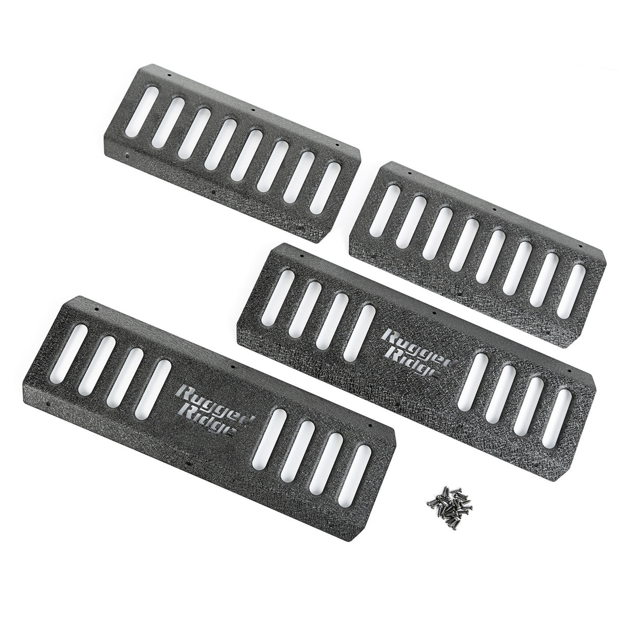 Rugged Ridge - RRC Side Armor Guard Plates; 07-16 Jeep Wrangler JKU - 11504.25