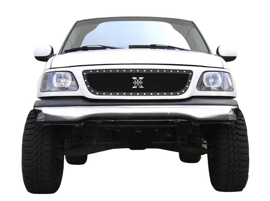 T-Rex Grilles - 1 Pc Small Mesh Mild Steel X-Metal Grille Insert - 6715801