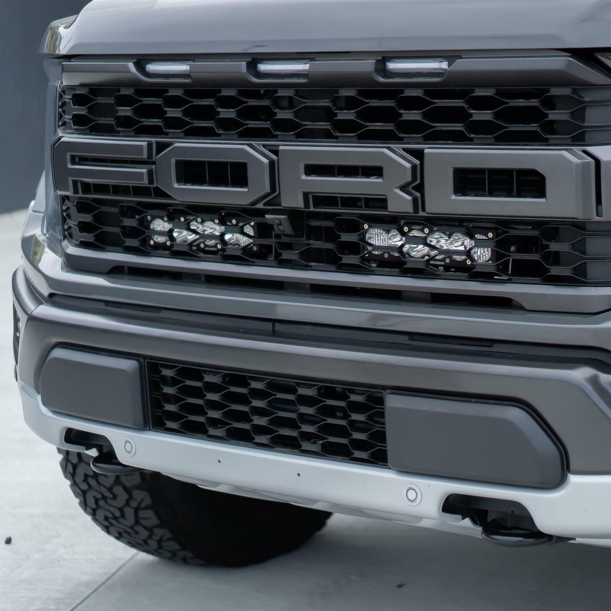 Baja Designs - 448063 - OnX6+ 10 Inch Dual Behind Grille Light Bar Kit