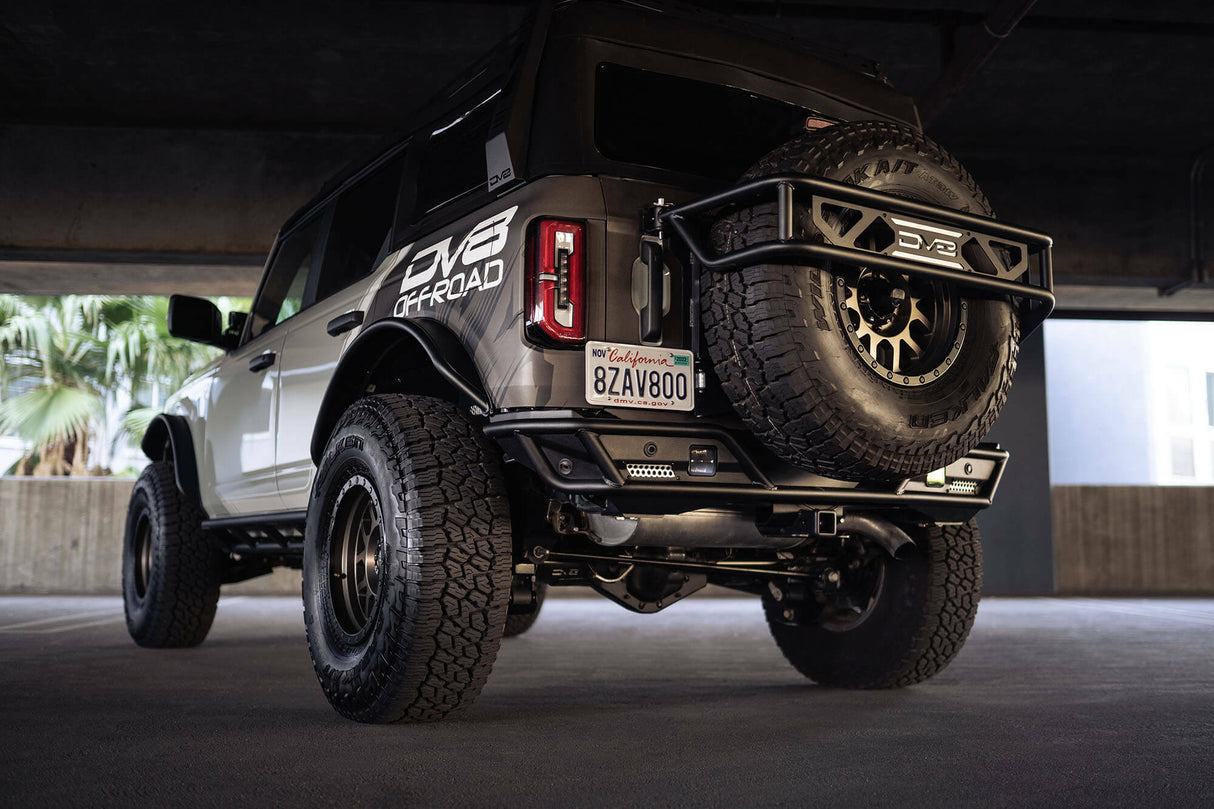 DV8 Offroad - Ford Bronco Rear License Plate Relocation Bracket - LPBR-03