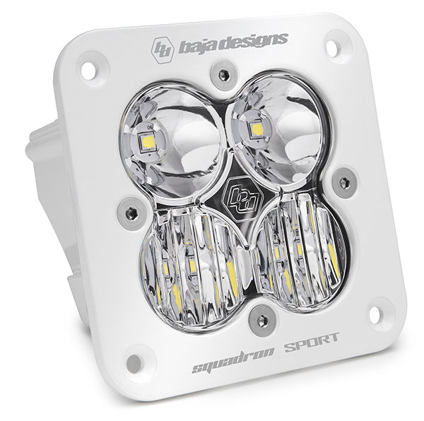 Baja Designs - 551003WT - Squadron Sport White Flush Mount LED Auxiliary Light Pod