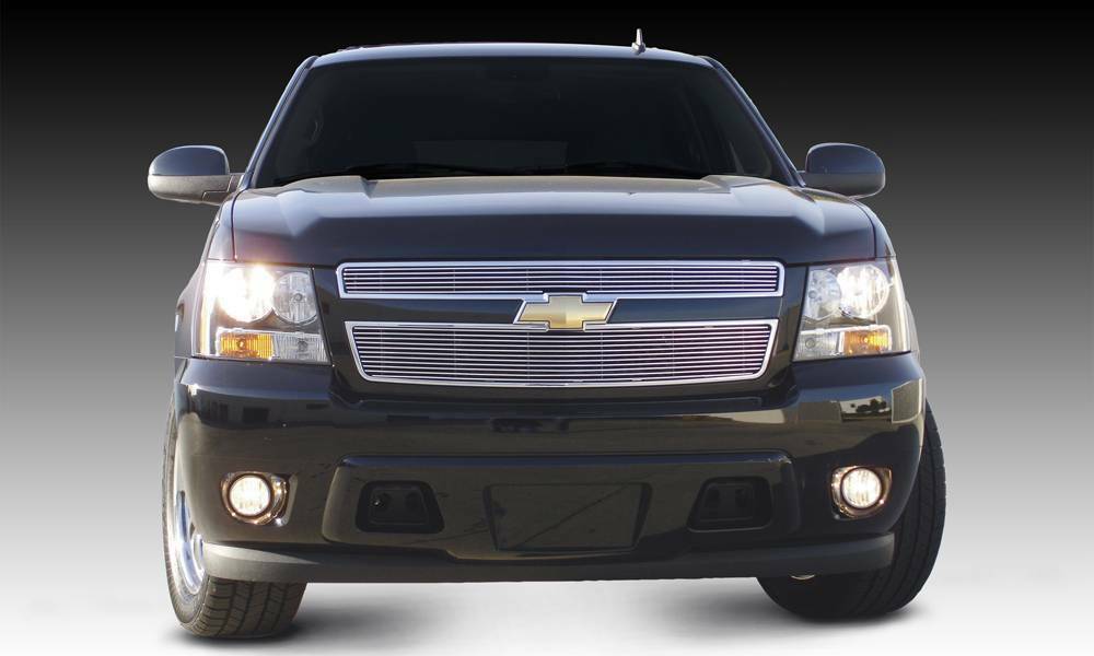 T-Rex Grilles - 2 Pc Horizontal Aluminum Billet Grille Overlay - 21051