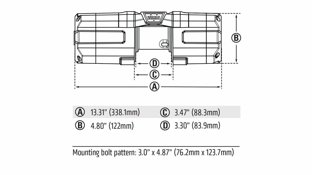Warn - AXON 35 Winch - 101135