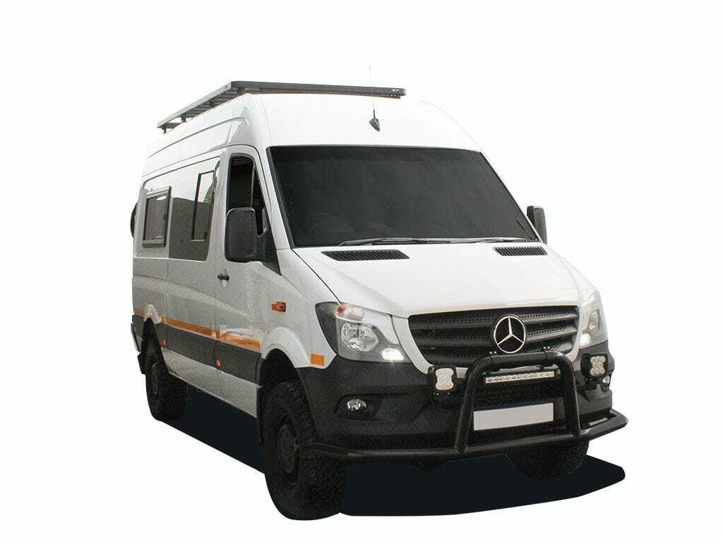 Front Runner - Mercedes Benz Sprinter 144in/170in / L2/L3 / MWB/LWB Wheelbase w/OEM Tracks (2006-Current) Slimline II Roof Rack Kit / Tall - KRMS004T