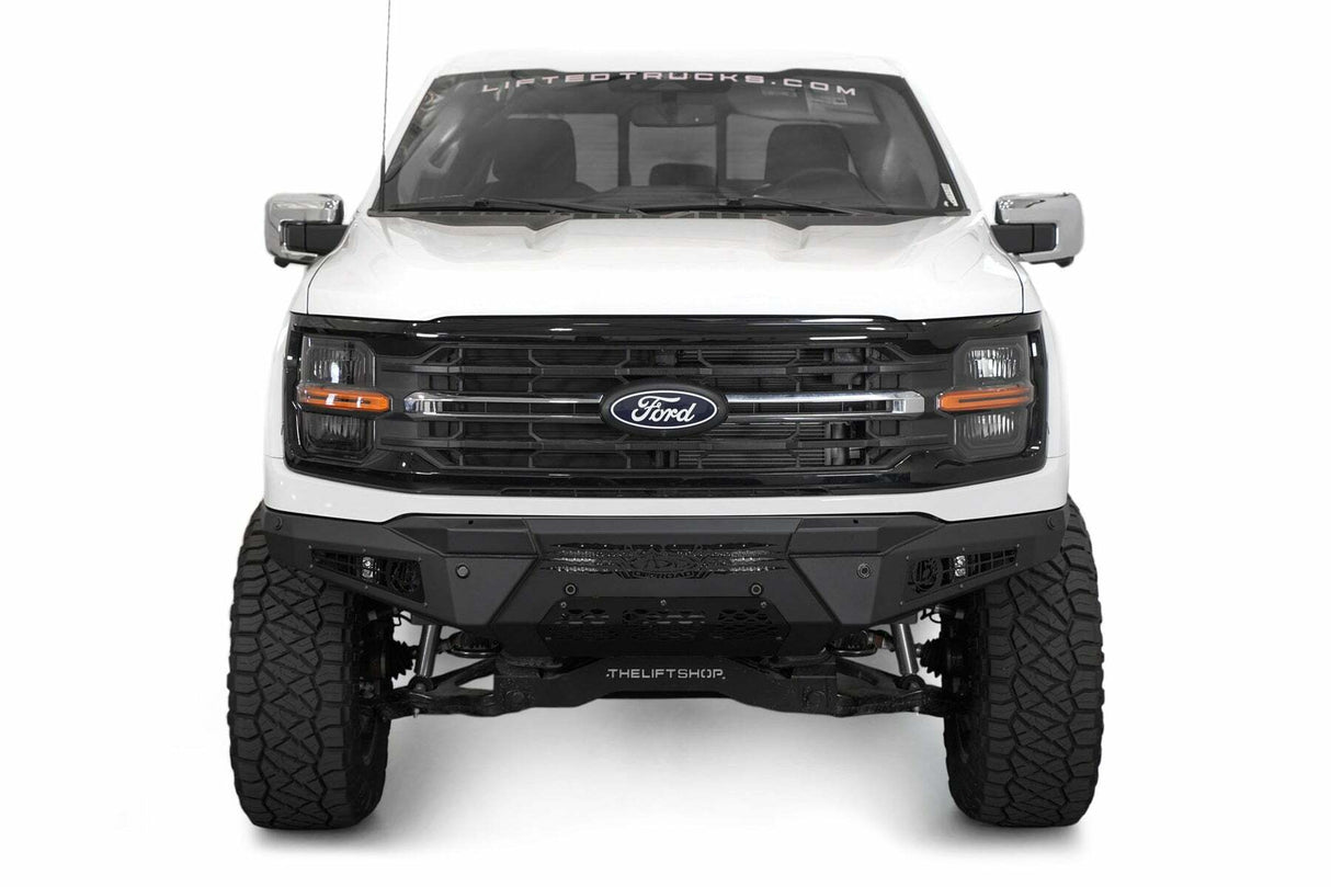 Addictive Desert Designs - 2024 Ford F-150 HoneyBadger Front Bumper - F1900111040103