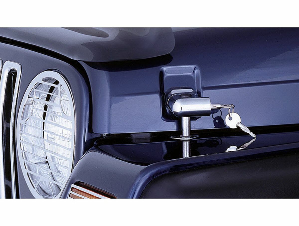 Rugged Ridge - LOCKING HOOD CATCH;BLACK;JEEP - 11210.32