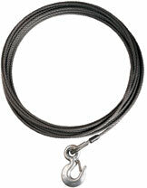 Warn - Replacement Steel Winch Rope - 1/2 in x 75 ft, EIPS - 77534