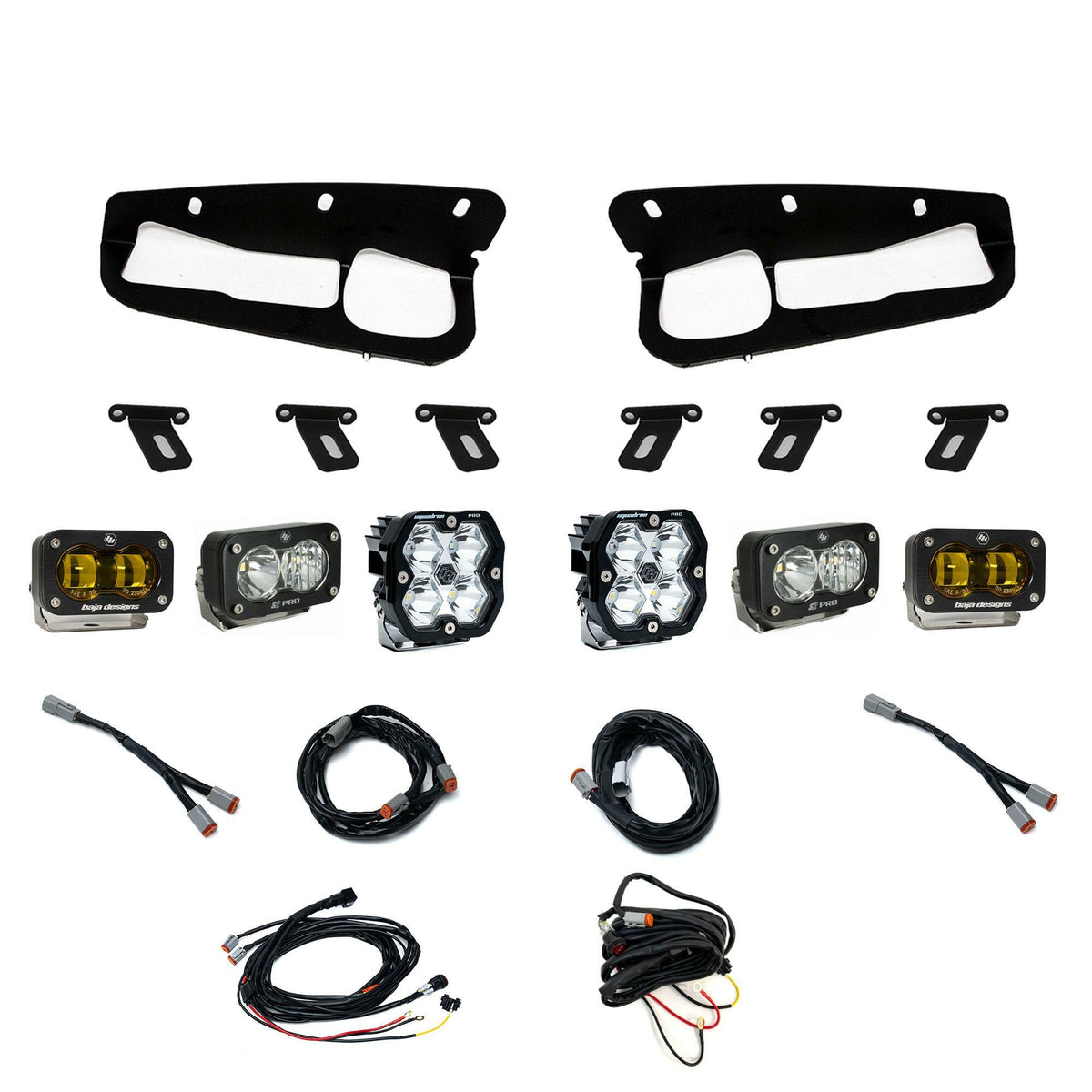 Baja Designs - 44-0084 Squadron 2.0 Pro/S2 Pro/S2 SAE "Pro" Fog Pocket Light Kit