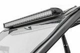 Rough Country - 30" Single Row Light Mount - Front - Black Series - White DRL - Polaris RZR Turbo R 4WD - 93161