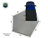Overland Vehicle Systems - 270 Degree Awning Free Standing - Nomadic 270 LT - Dark Gray - 19559907