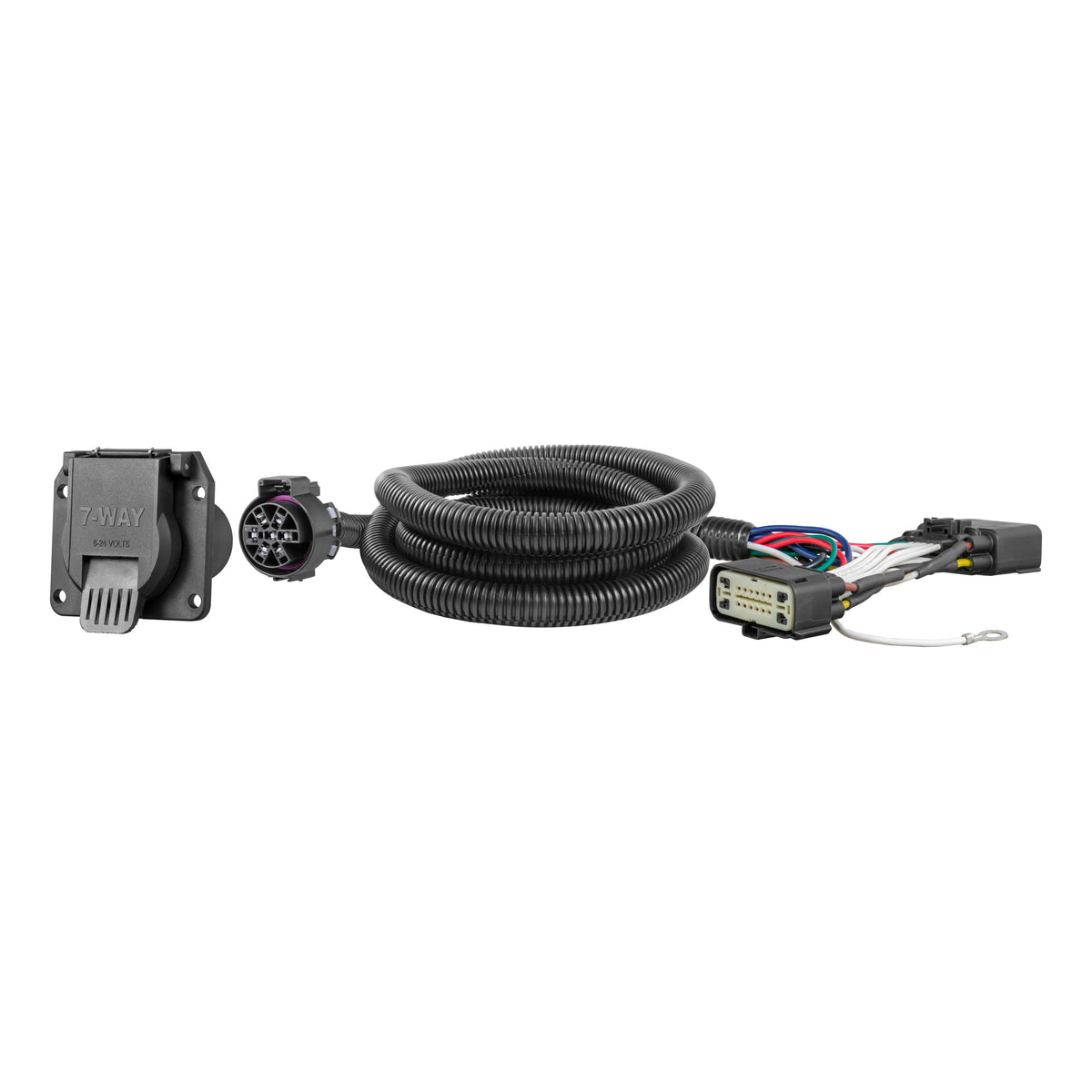 Curt - Custom Wiring Harness, 7-Way RV Blade Output, Select Ford F-150 - 56413
