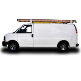 TrailFx - Universal Van Ladder Rack 2 Bar Rain Gutter Mount (FCLR004W)