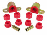 Front Swaybar Bushing Kit, Red, 15/16 Inch; 84-01 Jeep Cherokee XJ