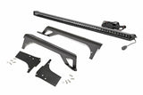 Rough Country - LED Light Kit - Windshield Mount - 50" Black Single Row - Jeep Wrangler TJ (97-06) - 70588BL