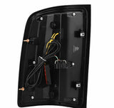 AlphaRex 630080 LED Taillights Black Red