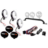Rugged Ridge - Front Bumper Light Bar Kit; 07-16 Jeep Wrangler JK - 12496.13