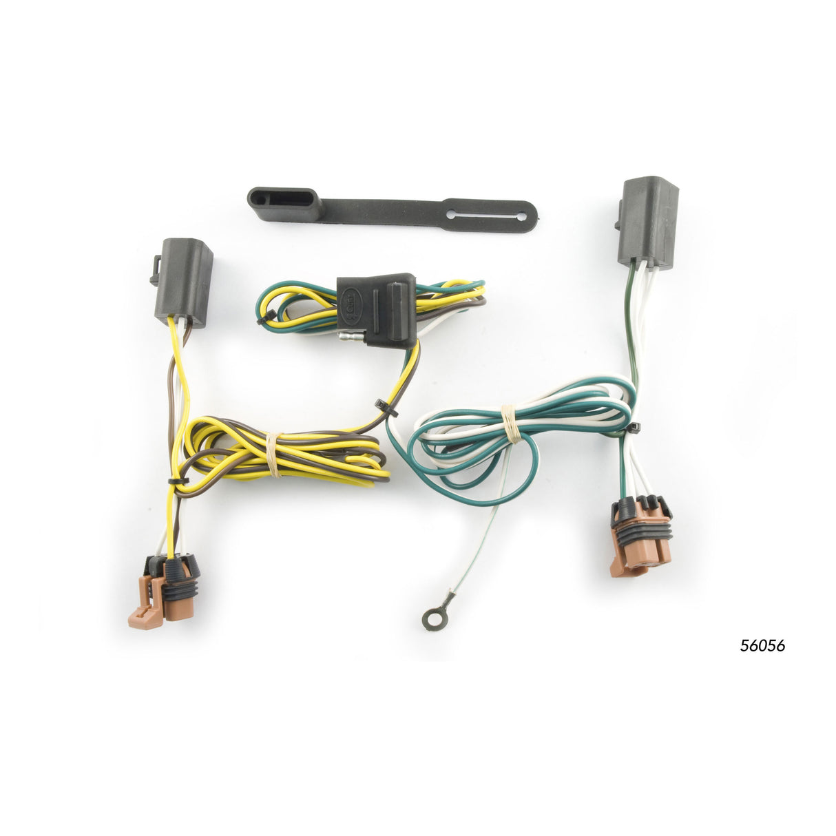 Curt - Custom Wiring Harness, 4-Way Flat Output, Select GMC Acadia - 56056