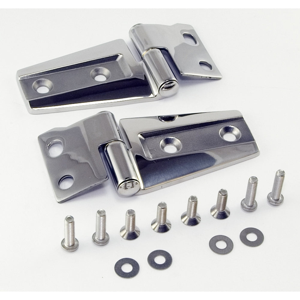 Rugged Ridge - Hood Hinge Kit, Stainless Steel; 07-16 Jeep Wrangler JK - 11111.22