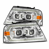 AlphaRex 880132 Projector Headlights Chrome