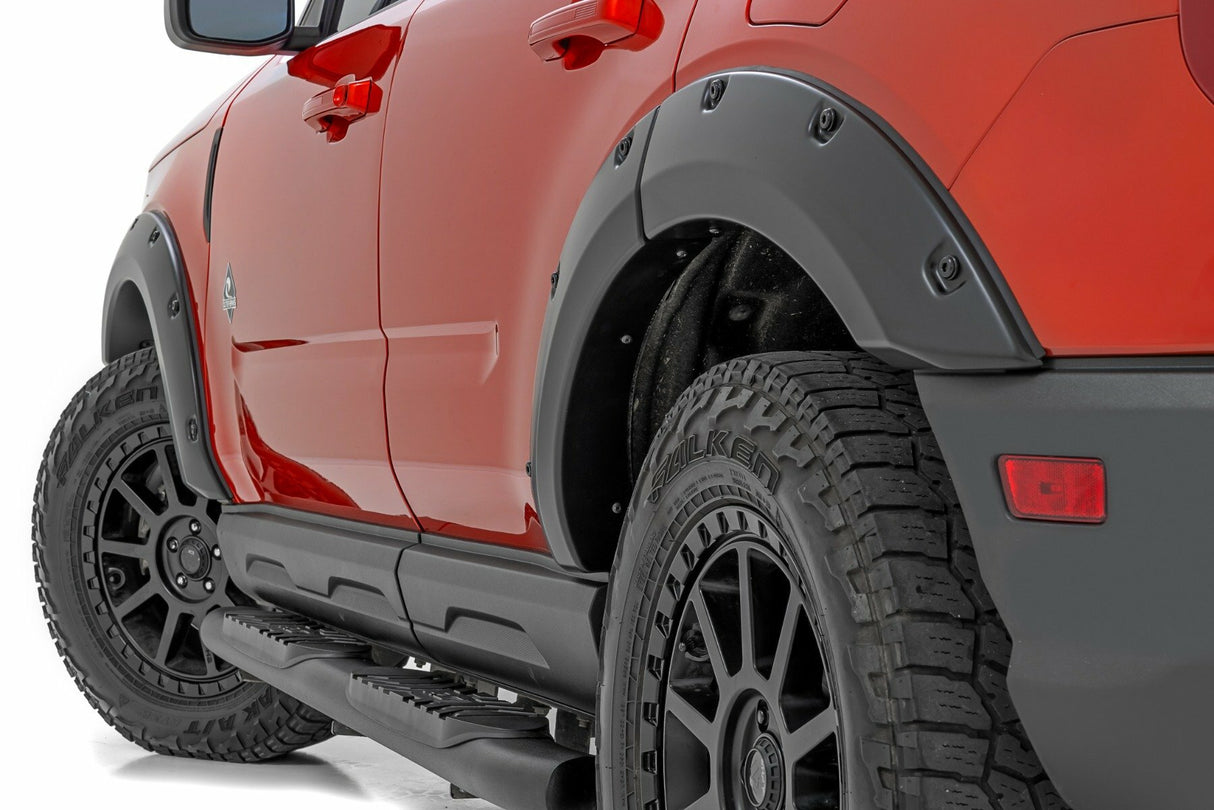 Rough Country - Pocket Fender Flares - Ford Bronco Sport 4WD (2021-2023) - F-F11612A