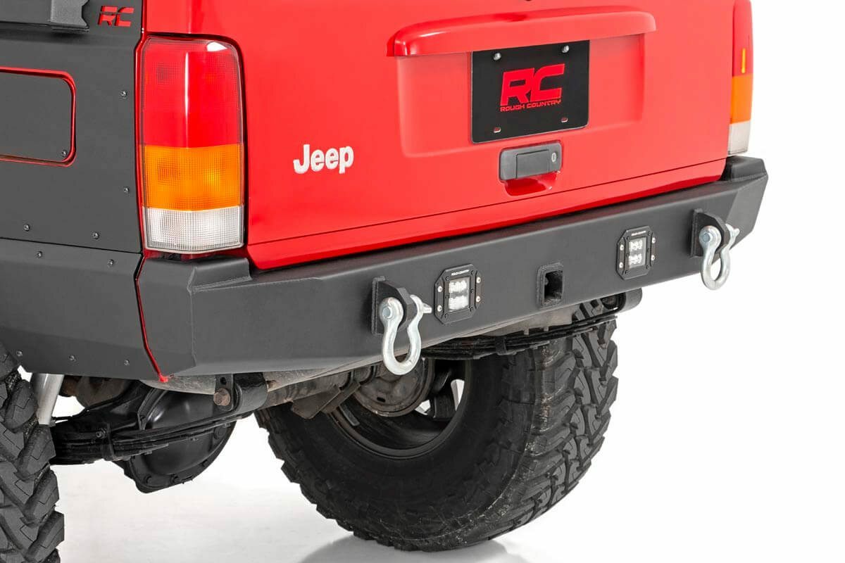 Rough Country - Rear Bumper - Jeep Cherokee XJ 2WD 4WD (1984-2001) - 110504