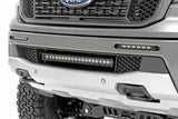 Rough Country - LED Light Kit - Bumper Mount - 6" Black Slimline Pair - Ford Ranger (19-23) - 70829