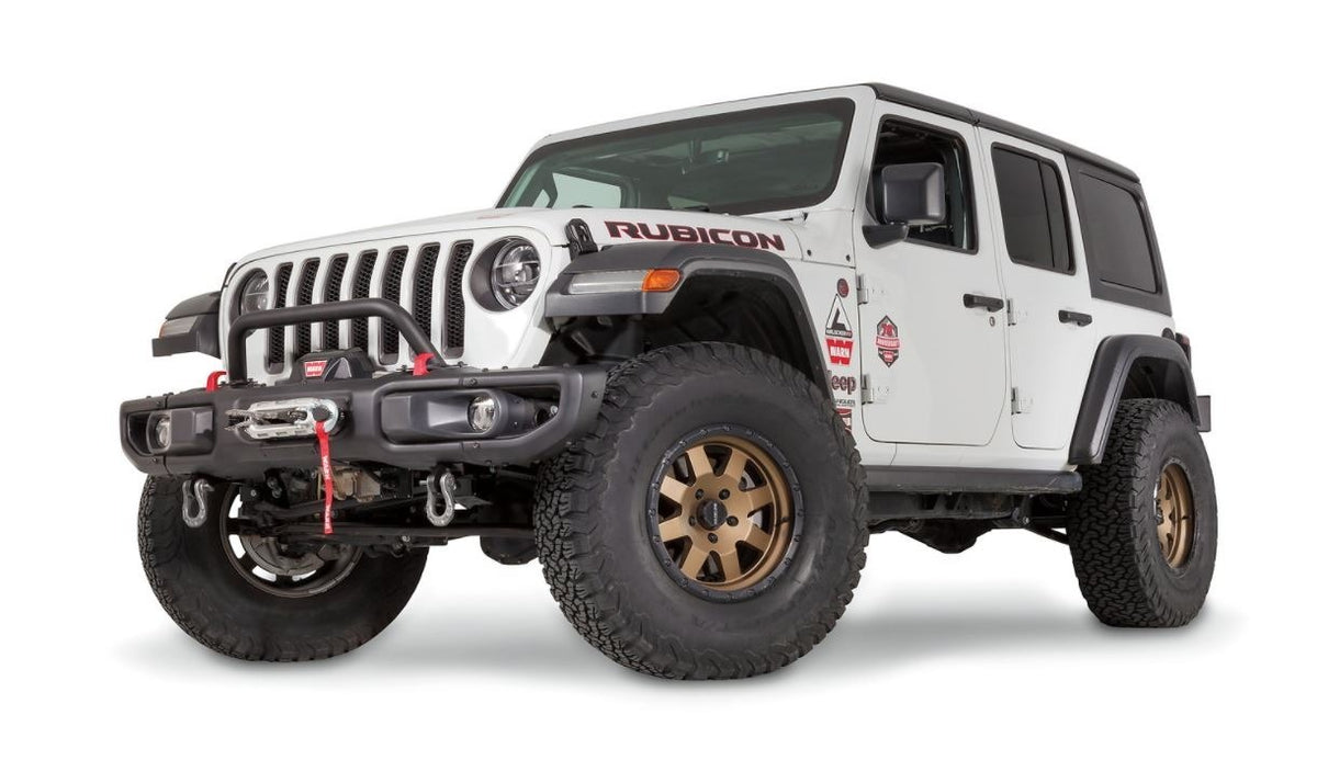 Warn - Low-Height Stinger Grille Guard Tube for 2018-2021 Jeep Wrangler JL / 2020-2021 Jeep Gladiator JT - 102355