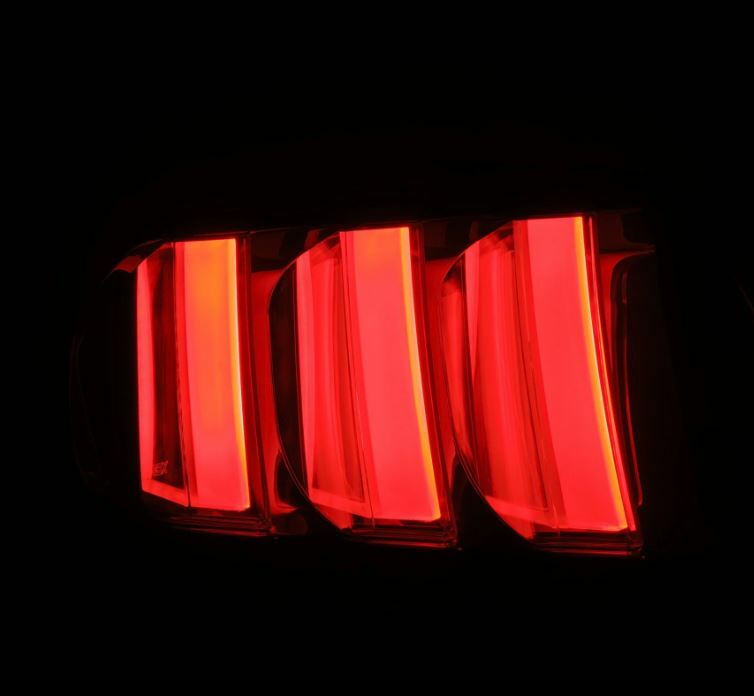 AlphaRex 655020 Prismatic LED Taillights Black clear