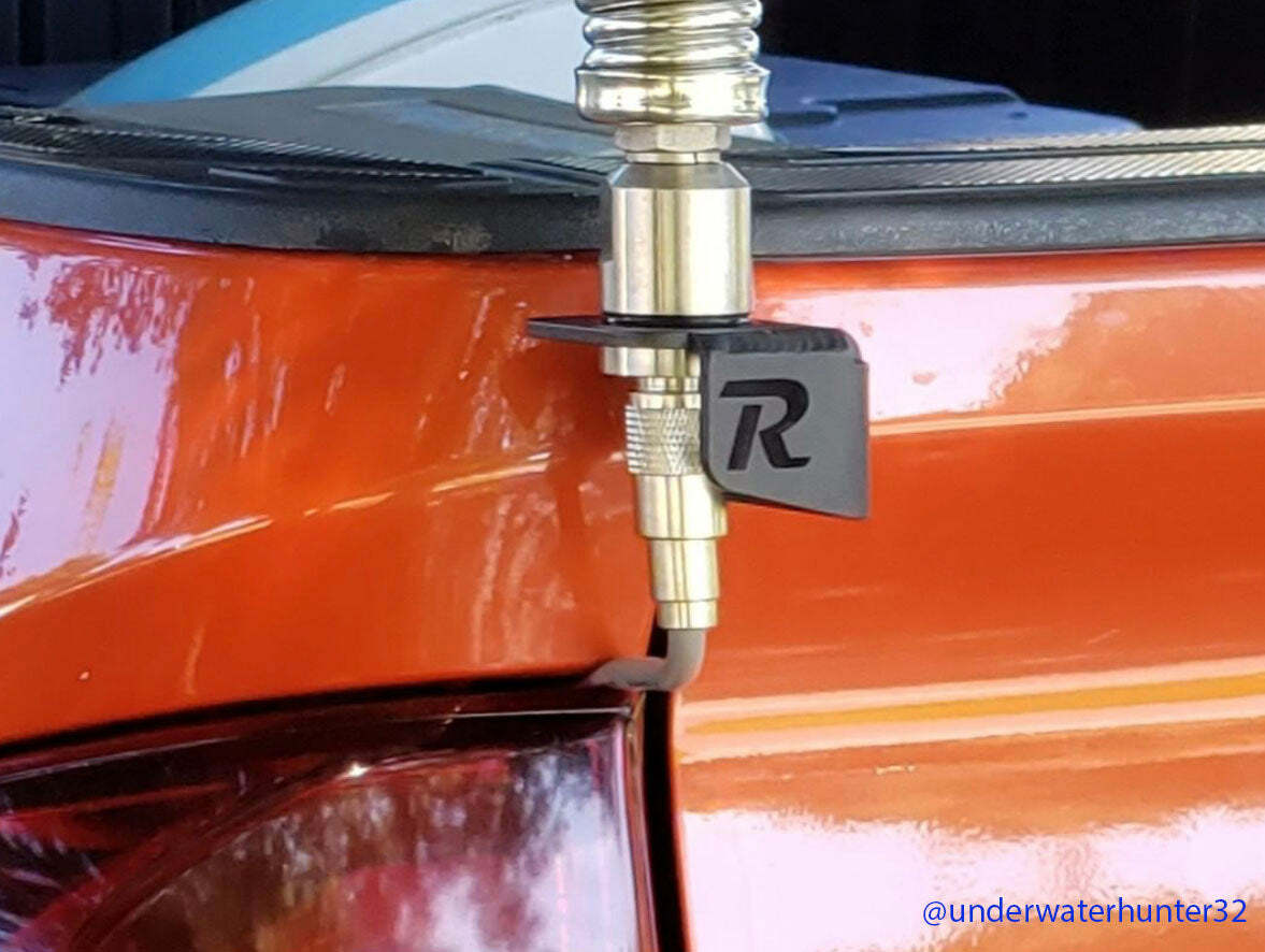 Rago Fabrication - 2016-2023 3rd Gen Toyota Tacoma CB Antenna Mount or Whip Flag Mount - R1600TTACCB-P