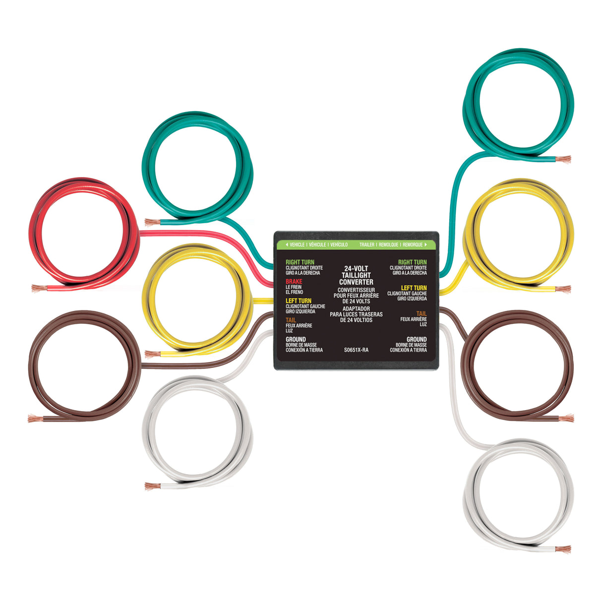 Curt - 24-Volt Taillight Converter - 56424