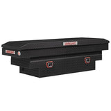 Weather Guard - Model 137-52-04 Saddle Box, Aluminum, Compact Deep, Textured Matte Black, 9.0 cu ft - 137-52-04