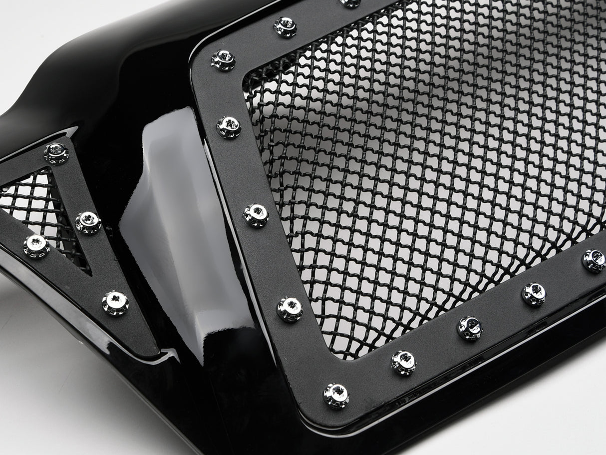 Armordillo 2005-2011 Toyota Tacoma Studded Mesh Grille - Gloss Black