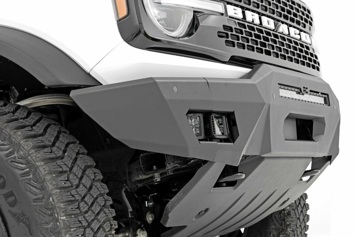 Rough Country - Front Bumper - Modular - Full Wings - DRL - Ford Bronco 4WD (21-23) - 51074