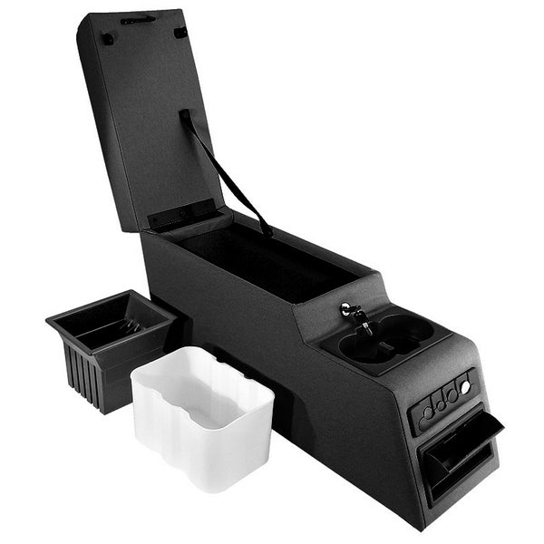 Rugged Ridge - Rugged Ridge 13102.01 Center Console, Ultimate, Locking, Black; 76-95 Jeep CJ/Wrangler YJ - 13102.01