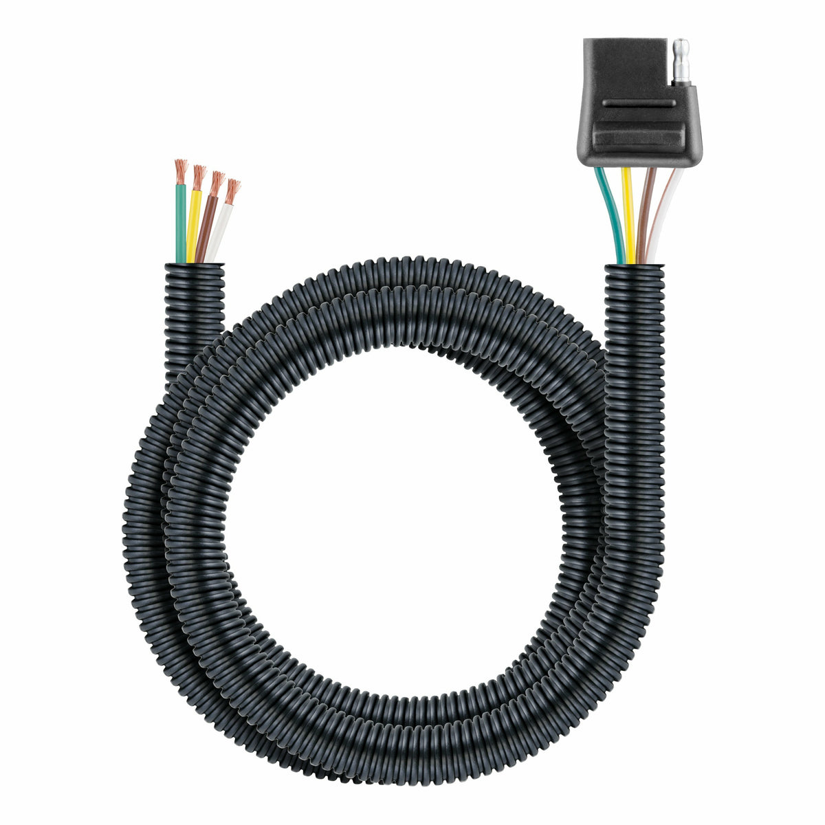 Curt - Custom Wiring, 4-Way Flat, Select Astro, Blazer, Bravada, Jimmy, Safari - 55411